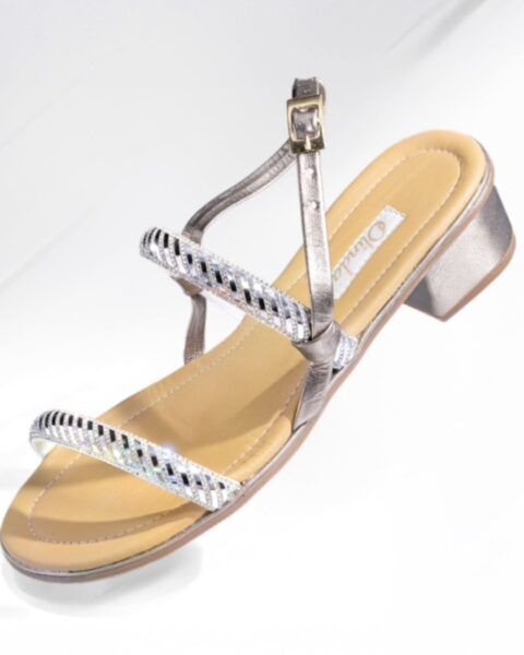 SANDALIA PELTRE C/STRASS