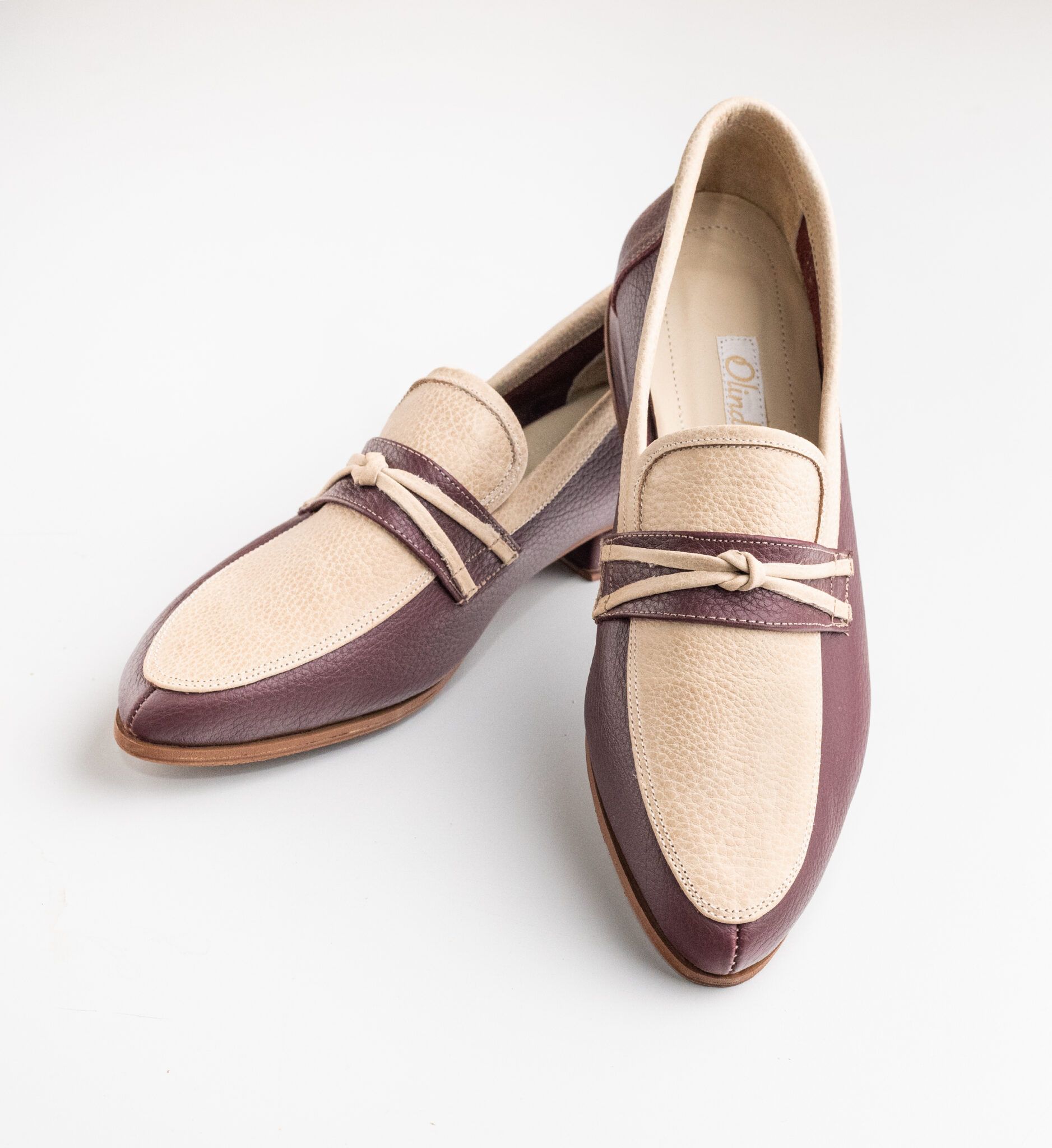 mocasin bordo