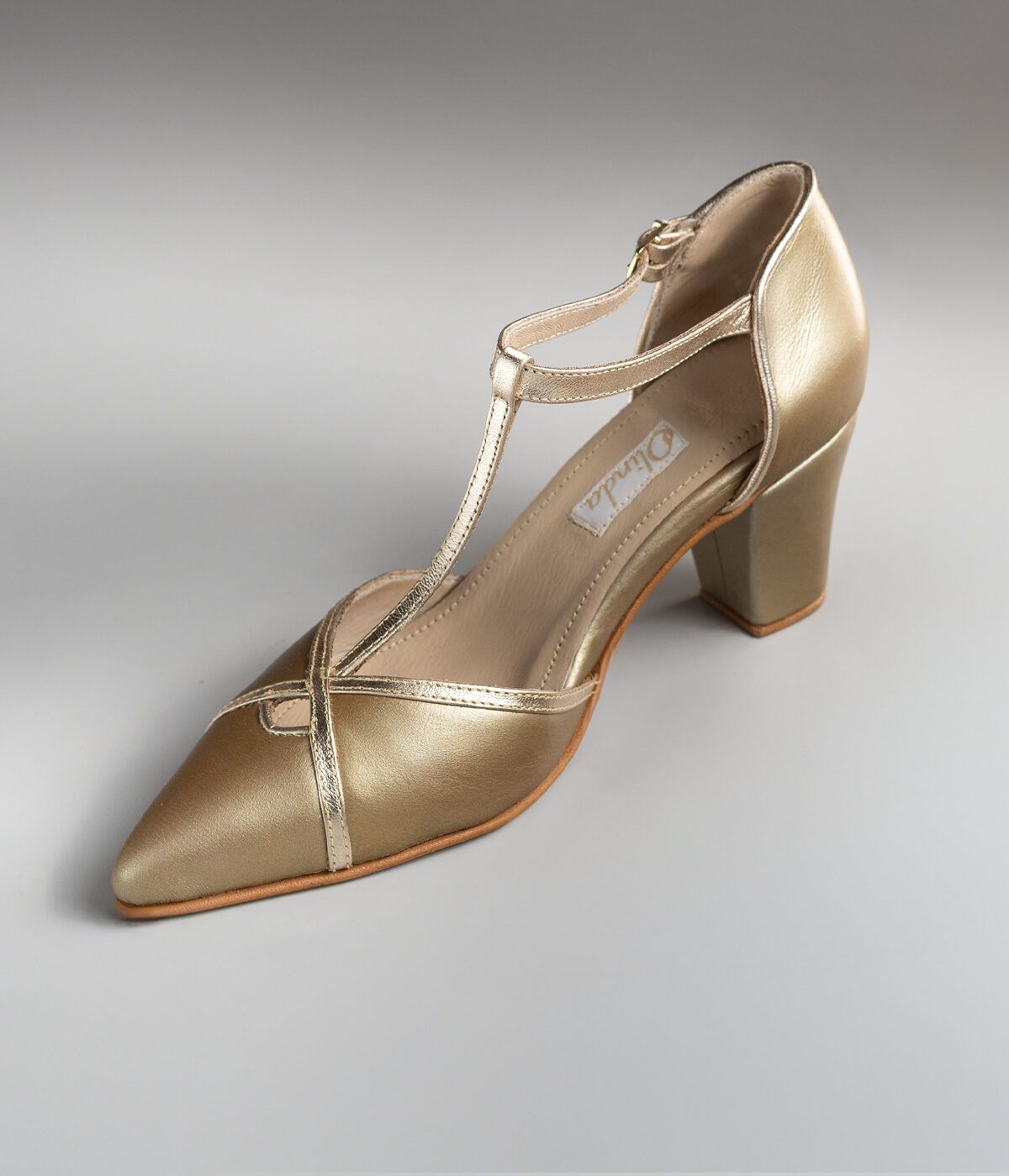 Stiletto Dorado Quemado T/6G