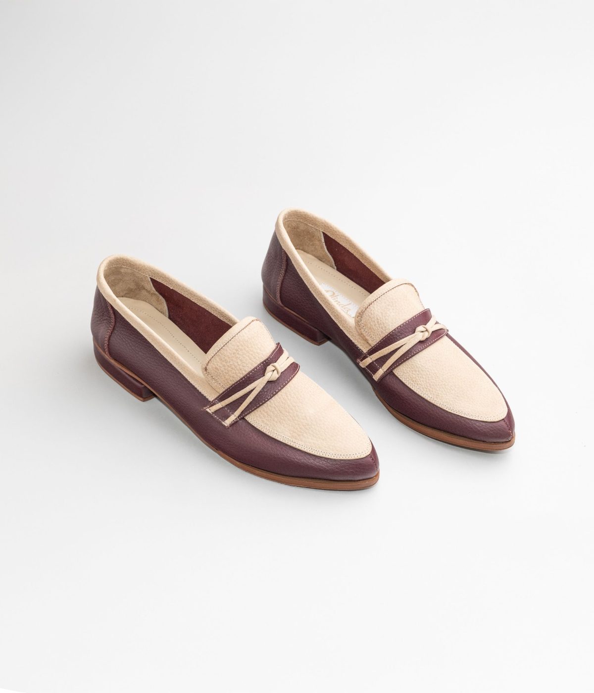 mocasin bordo - frontal